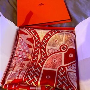 Hermès Le Tour Du Monde Silk Scarf / Artwork